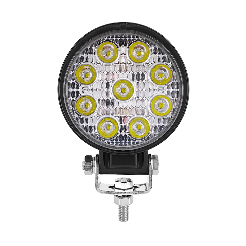 Wetech Round LED Work Light Waterproof LED Auxiliary Light 24W With Diecast Aluminum Housing